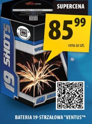 Bateria 19-strzałowa Ventus promocja w Arhelan