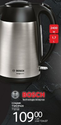Czajnik Bosch TWK3P420 promocja w Selgros