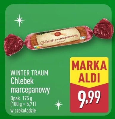 Chlebek marcepanowy w czekoladzie  promocja w Aldi