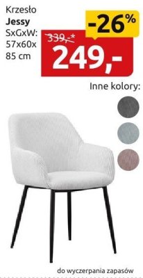 Krzesło Jessy promocja w Black Red White