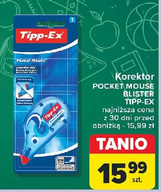 Korektor pocket mouse Tipp-ex Bic promocja