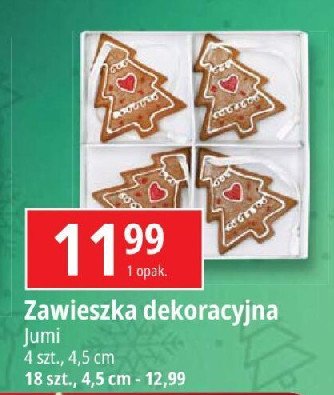 Zawieszka dekoracyjna 4.5 cm Jumi promocja