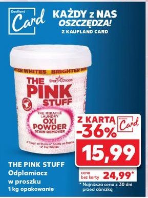 Odplamiacz do białych tkanin THE PINK STUFF promocja w Kaufland