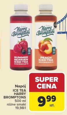 Napój ice tea Harry Brompton's różne smaki promocja w Carrefour