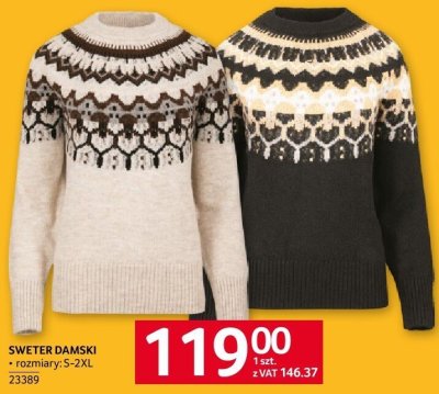 Sweter damski promocja w Selgros