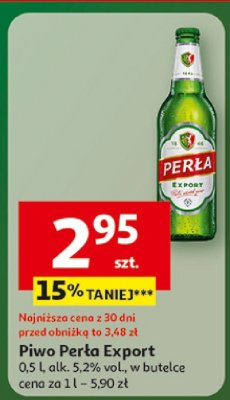 Piwo Perła Export 0.5l promocja w Auchan