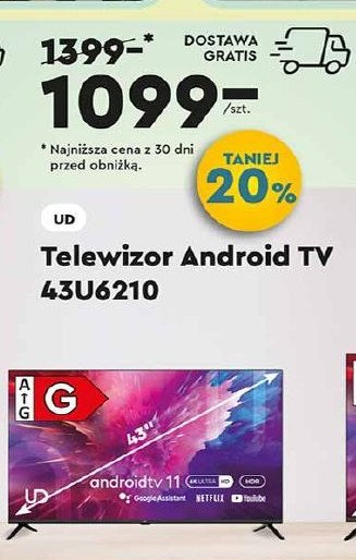 Telewizor 43" 43u6210 promocja