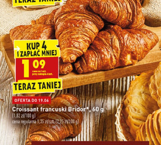 Francuski croissant bridor promocja