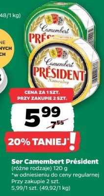 Ser Camembert Président promocja w Netto