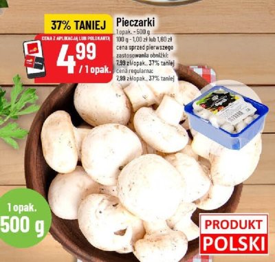 Pieczarki Tesco mw promocja w POLOmarket
