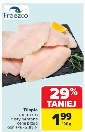Filet z tilapii Freezco promocja