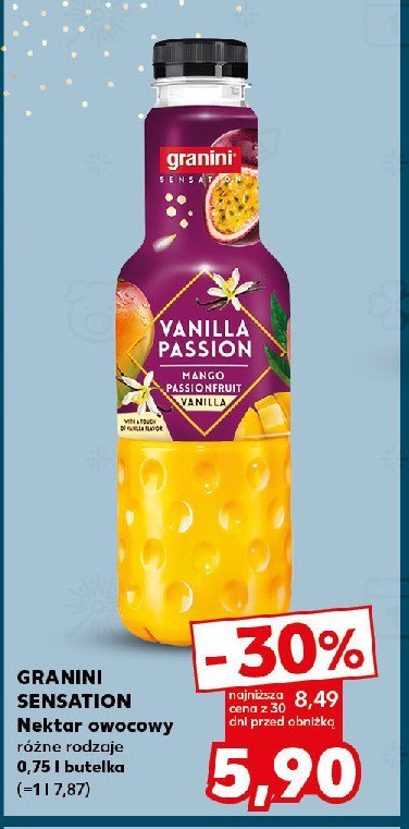 Napój vanilla passion Granini promocja