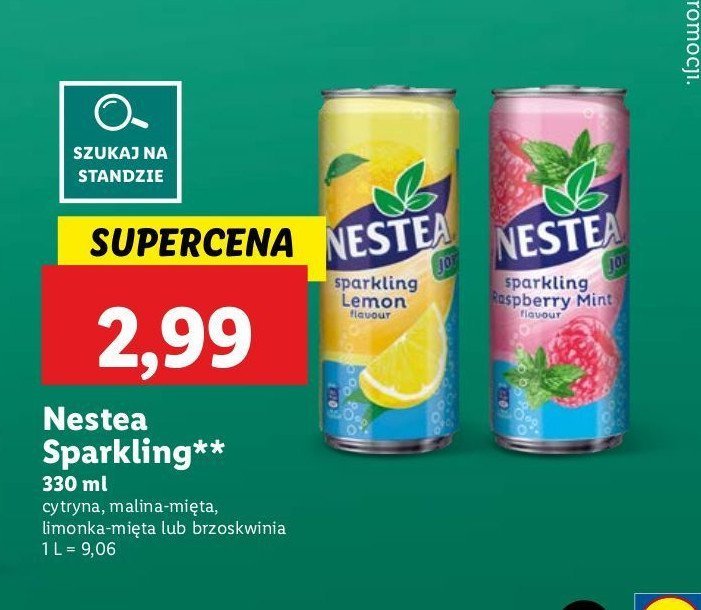 Herbata mro偶ona lemon Nestea promocja