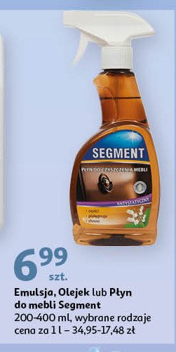 P艂yn do czyszczenia mebli z rozpylaczem SEGMENT promocja