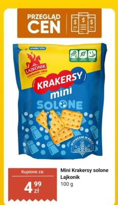 Mini Krakersy solone  promocja w Biedronka