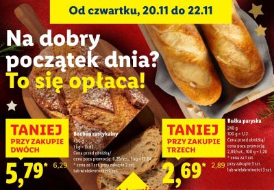 Bułka paryska promocja w Lidl