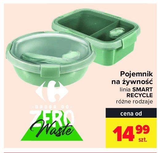 Pojemnik do żywności smart recycle Carrefour promocja