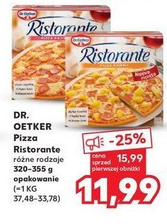 Pizza z szynk膮 Dr. oetker ristorante promocja
