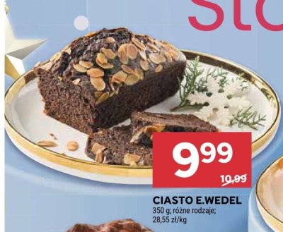 Ciasto E.Wedel różne rodzaje promocja w Stokrotka