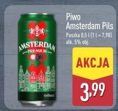 Piwo Amsterdam Pils promocja w Aldi