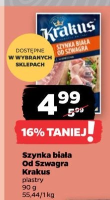 Szynka biała od szwagra Krakus animex promocja