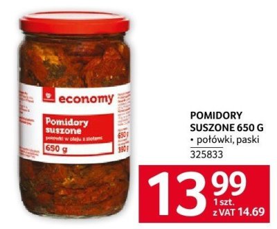 Pomidory suszone 650 G economy promocja w Selgros