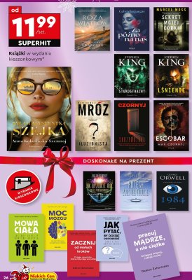 Książka kieszonkowa, wszystkie rodzaje - cena od promocja w Biedronka