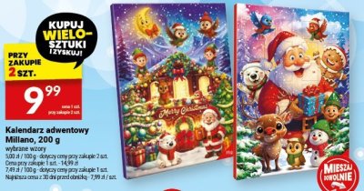 Kalendarz adwentowy Milano, 200 g promocja w Twój Market