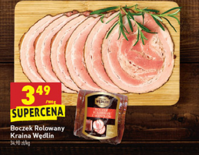 Boczek rolowany z wędzarni Kraina wędlin promocja