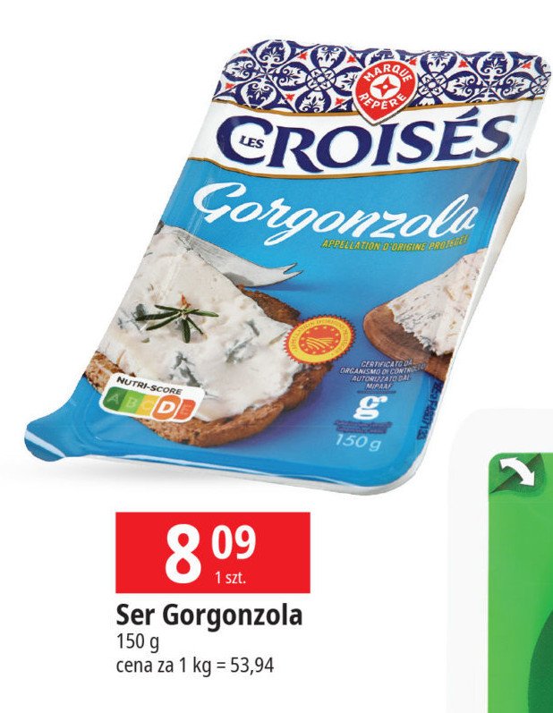 Gorgonzola Wiodąca marka croises promocja