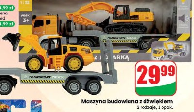 Zabawka Maszyna budowlana z dźwiękiem promocja w Dino