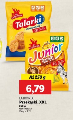 Krakersy Lajkonik krakowskie talarki promocja
