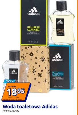 Woda toaletowa Adidas Ice Dive 100ml promocja w Action