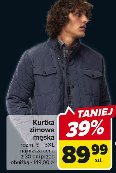 Kurtka zimowa m臋ska s-3xl promocja