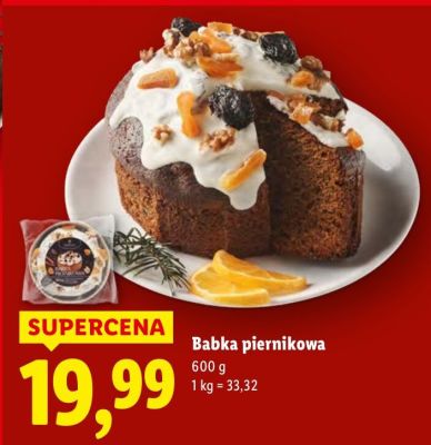 Babka piernikowa promocja w Lidl