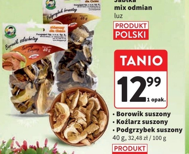 Borowik suszony Fungopol promocja