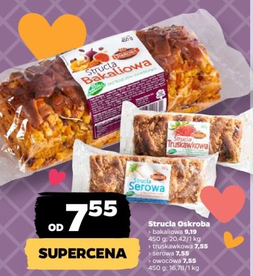 Strucla truskawkowa promocja w Netto