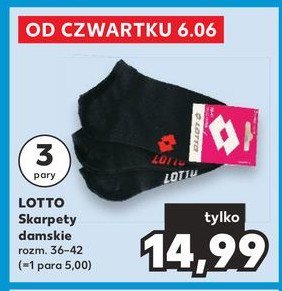 Skarpety damskie rozm. 36-42 cm Lotto promocja