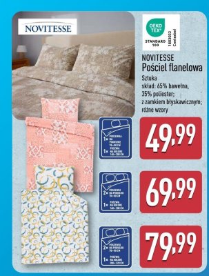 Pościel flanelowa NOVITESSE promocja w Aldi