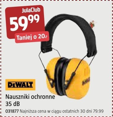 Nauszniki ochronne 35 dB DEWALT promocja w Jula