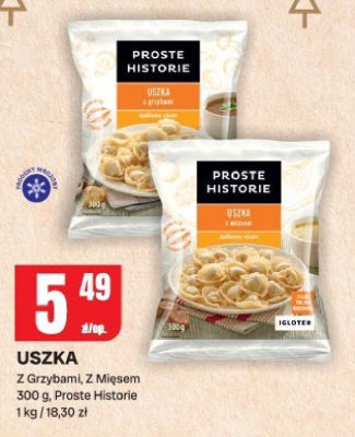 Uszka z grzybami z mięsem Proste Historie promocja w Chorten