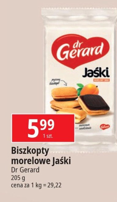 Biszkopciki jaśki morelowe Dr gerard promocja