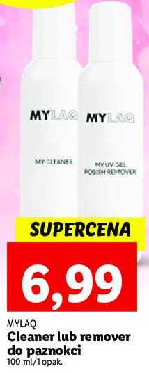 Cleaner do usuwania lakieru hybrydowego Mylaq promocja