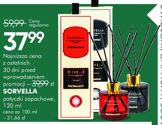 Dyfuzor zapachowy red baccarat Sorvella promocja