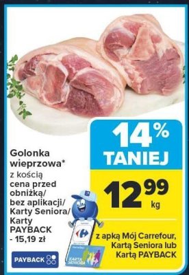 Golonka wieprzowa z kością Carrefour Market promocja w Carrefour Market