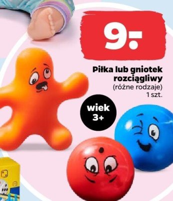 Piłka lub gniotek rozciągliwy promocja w Netto