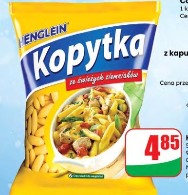 Kopytka  promocja w Dino