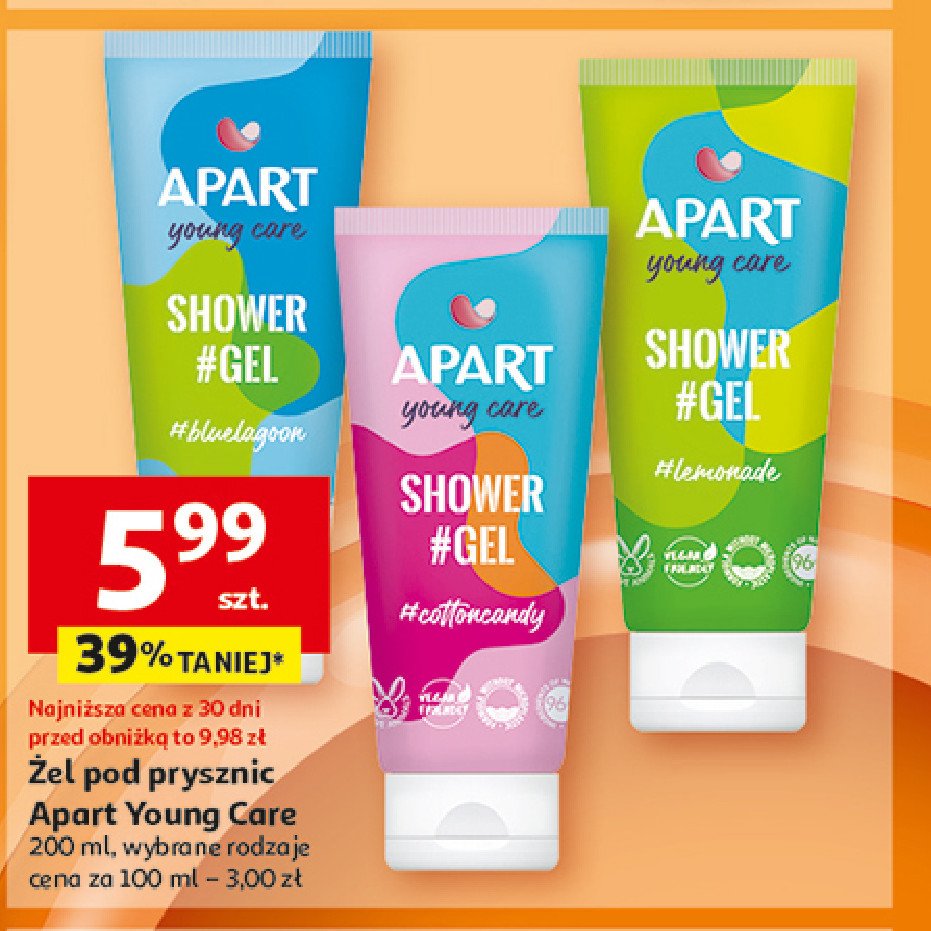 Żel pod prysznic lemonada APART Apart natural promocja