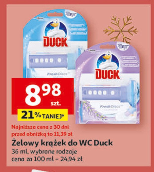 Krążki żelowe marine Duck fresh discs promocja w Auchan
