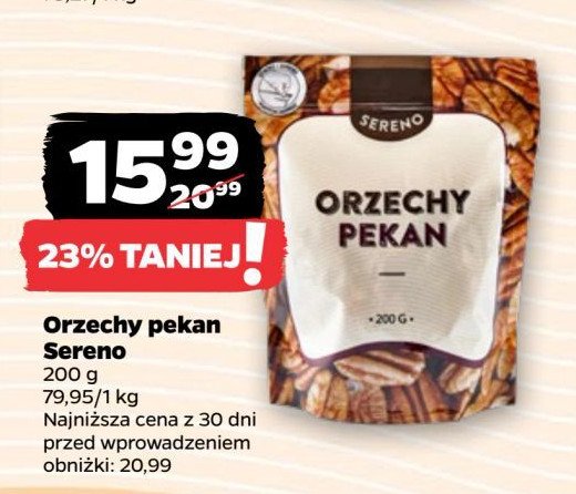 Orzechy pekan Sereno promocja